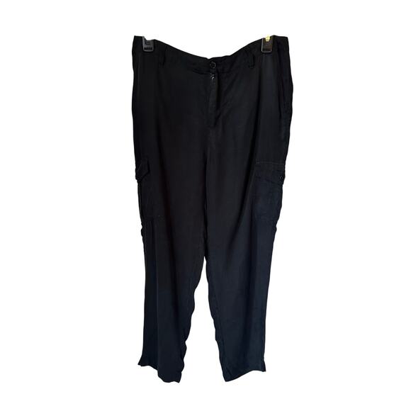 Rails Kai Black Skinny Cargo Pants In Cupro Size Medium - Picture 3 of 9